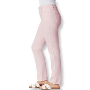 Gloria Vanderbilt Amanda High Rise Tapered Jean Wispy Pink